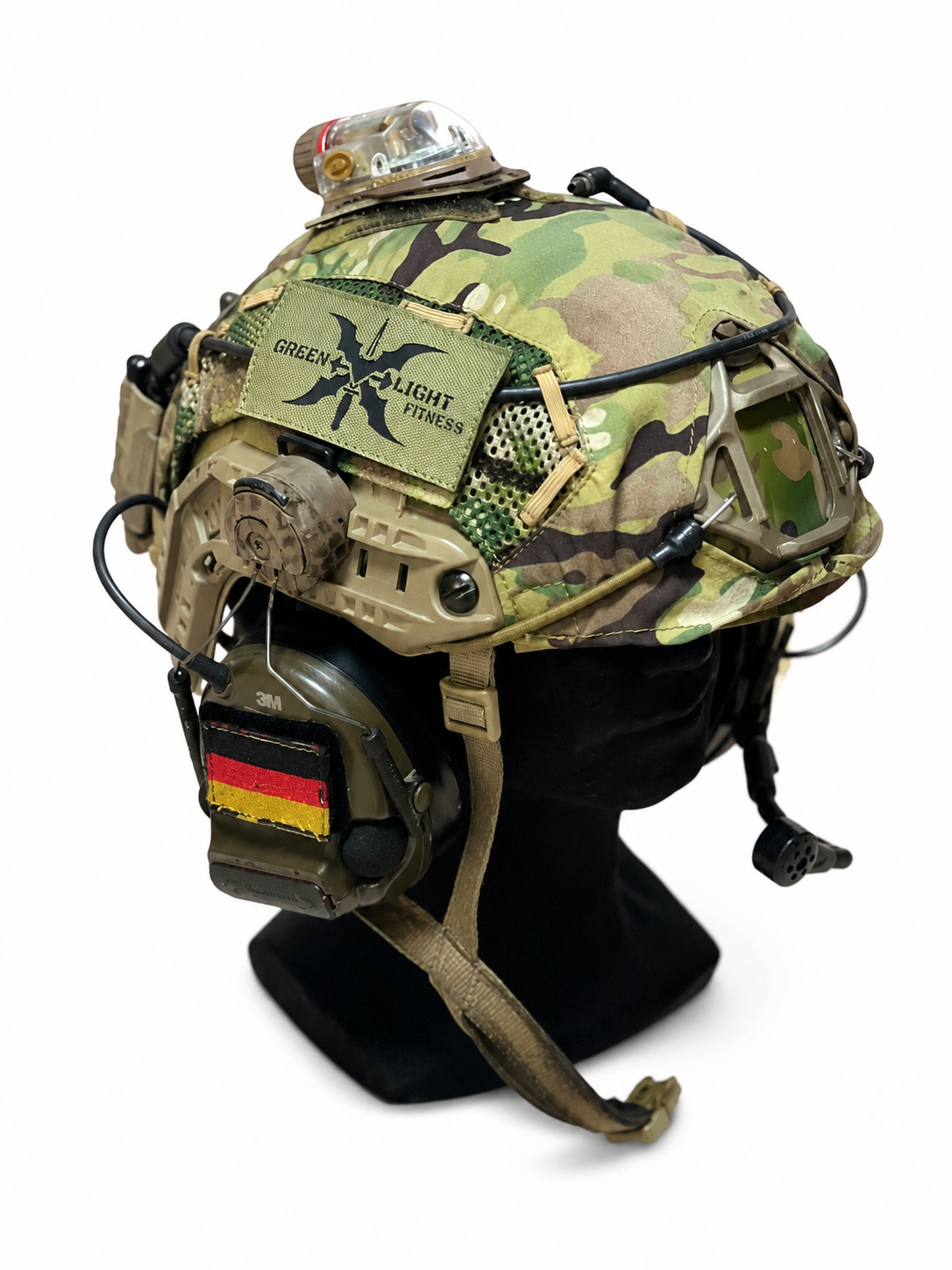 Greenlight Fitness IR Lasercut Patch - Oliv / Schwarz