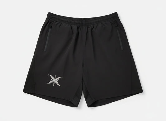 Greenlight Fitness Shorts - Schwarz / Weiß