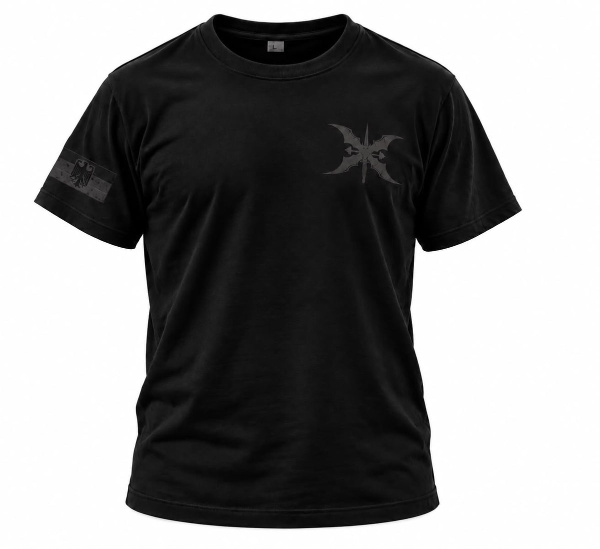 Greenlight Fitness T-Shirt –  Schwarz / Schwarz