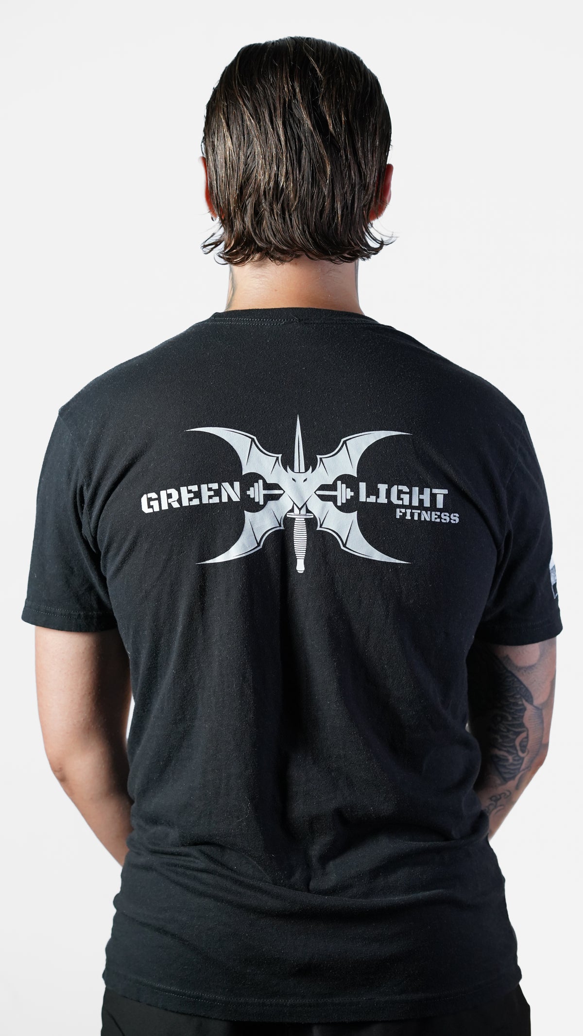 Greenlight Fitness T-Shirt – Schwarz / Weiß