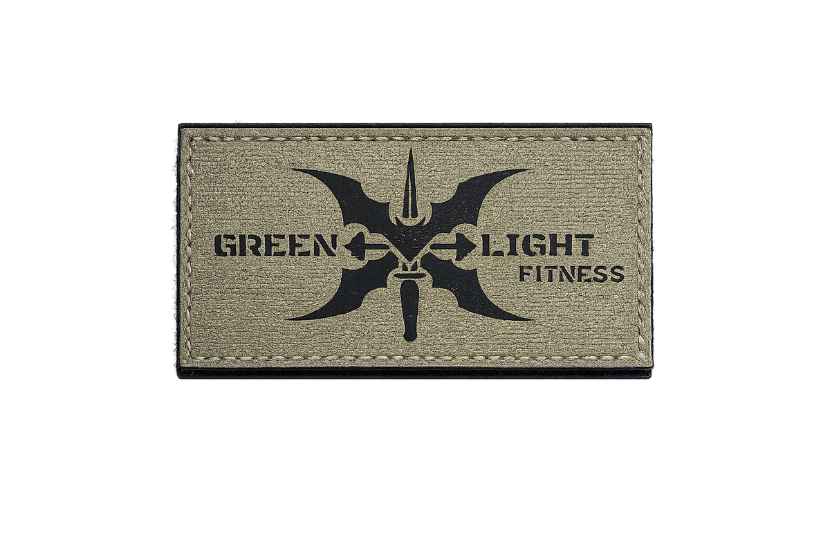 Greenlight Fitness IR Lasercut Patch - Oliv / Schwarz
