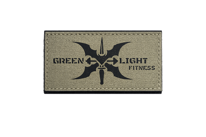 Greenlight Fitness IR Lasercut Patch - Oliv / Schwarz