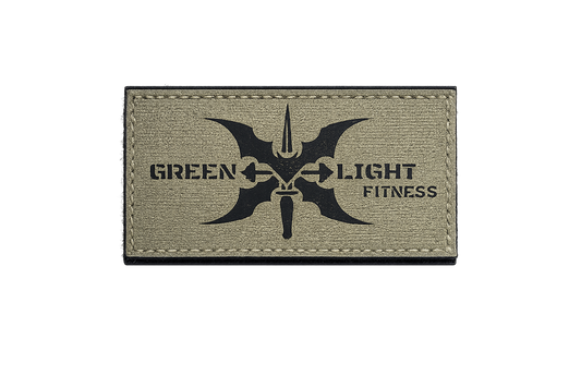 Greenlight Fitness IR Lasercut Patch - Oliv / Schwarz