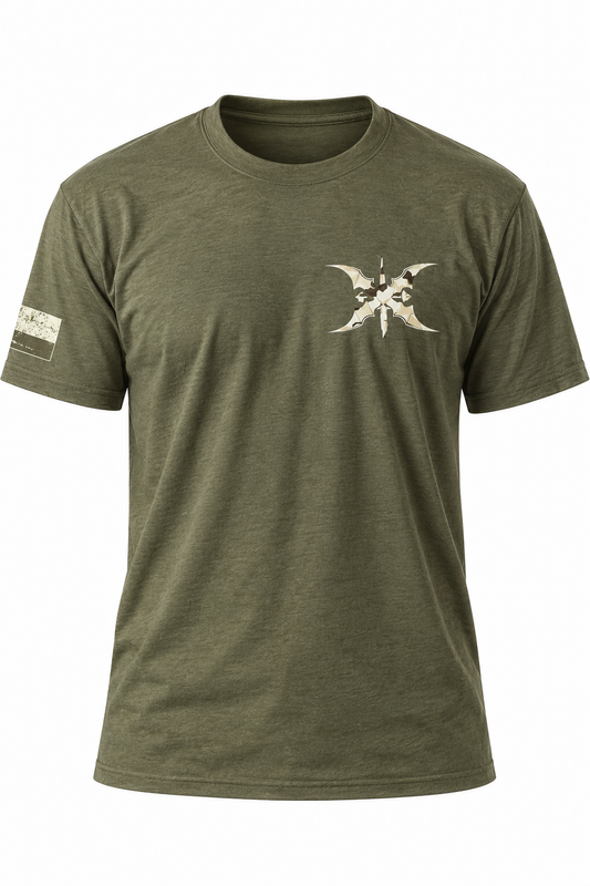 Greenlight Fitness T-Shirt – Oliv meliert / Multicam