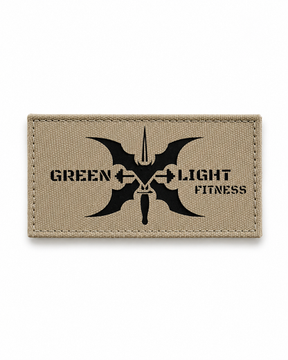 Greenlight Fitness IR Lasercut Patch - Sand / Schwarz