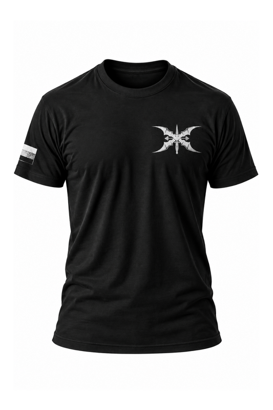 Greenlight Fitness T-Shirt – Schwarz / Weiß