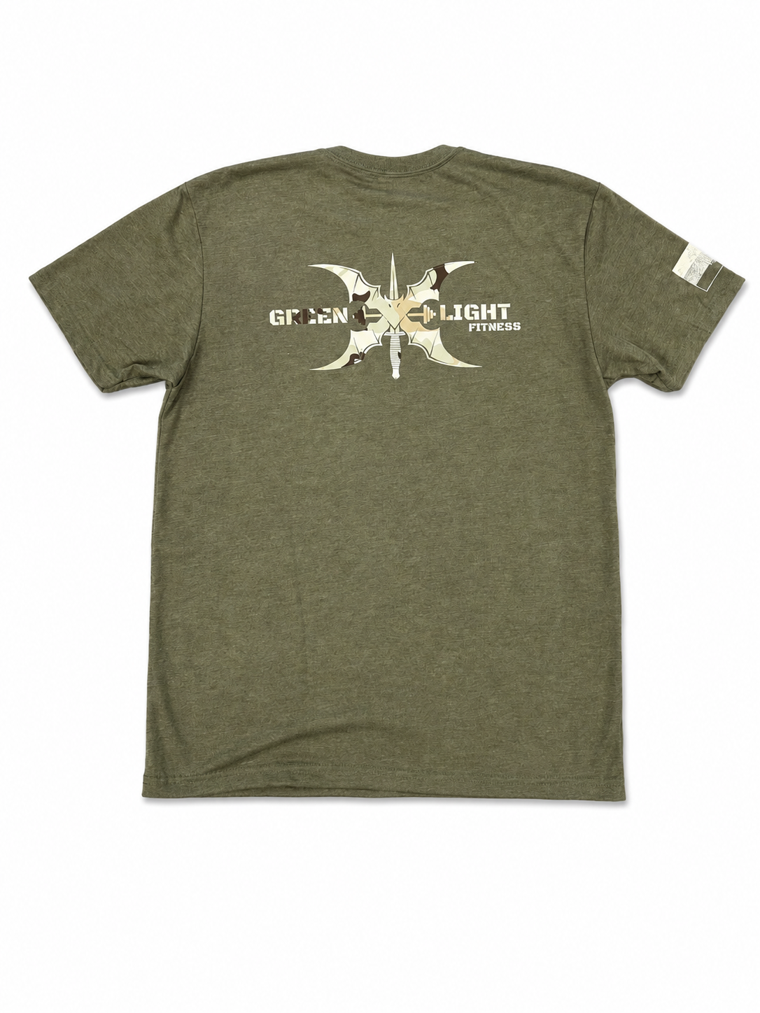 Greenlight Fitness T-Shirt – Oliv / Tarnfarbe