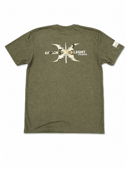 Greenlight Fitness T-Shirt – Oliv / Tarnfarbe