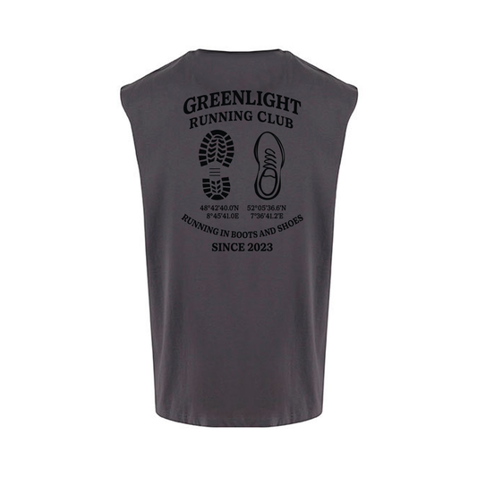Greenlight Fitness Ärmelloses T-Shirt - "Running Club"